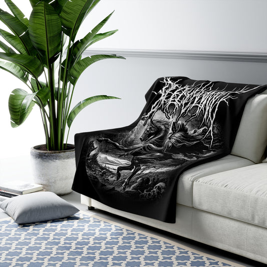 HELLBOUND REAPER Sherpa Fleece Blanket